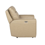 DONCELLA DUAL-POWER LEATHER CONSOLE LOVESEAT from Steve Silver - Luna Furniture