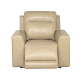 DONCELLA DUAL-POWER LEATHER RECLINER - DO950C