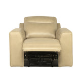 DONCELLA DUAL-POWER LEATHER RECLINER - DO950C