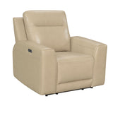 DONCELLA DUAL-POWER LEATHER RECLINER - DO950C