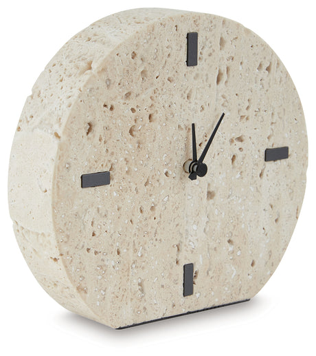 Donfordson Beige Table Clock - A2000660C