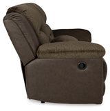 Dorman Sofa, Loveseat and Recliner in Chocolate - PKG019317