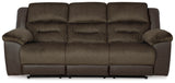 Dorman Sofa, Loveseat and Recliner in Chocolate - PKG019317