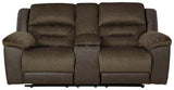 Dorman Sofa, Loveseat and Recliner in Chocolate - PKG019317