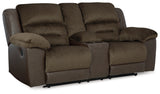 Dorman Sofa, Loveseat and Recliner in Chocolate - PKG019317