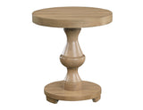 Dory Round End Table, Sand from Steve Silver - Luna Furniture