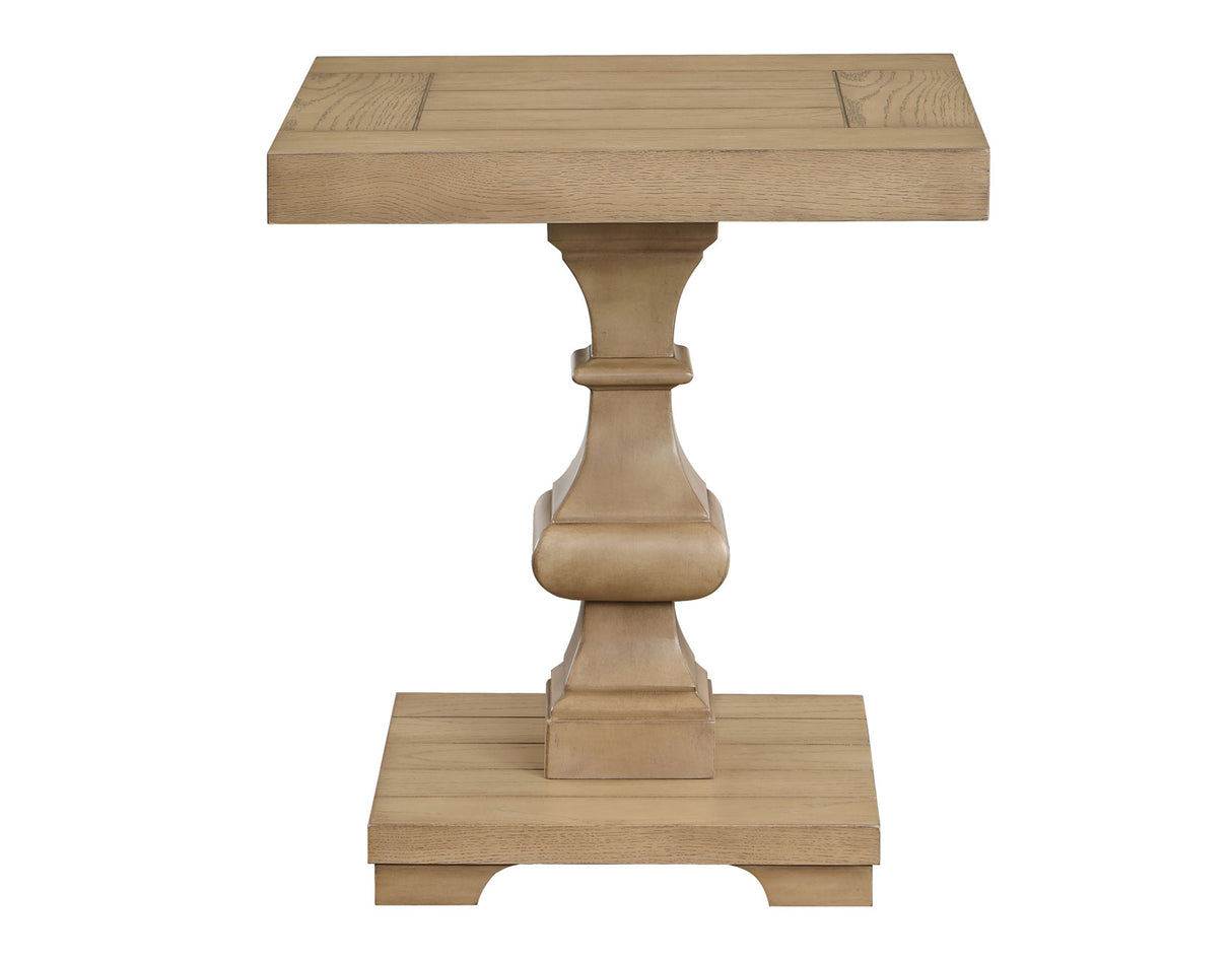 Dory Square End Table, Sand from Steve Silver - Luna Furniture