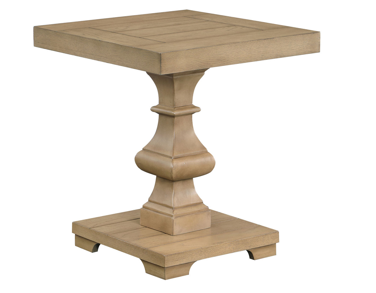 Dory Square End Table, Sand from Steve Silver - Luna Furniture