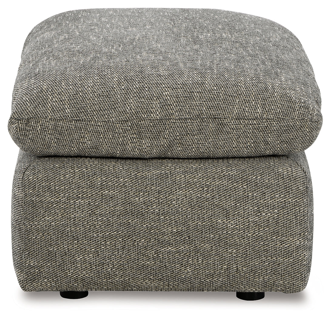 Dramatic Chair and Ottoman in Granite - PKG016064