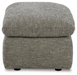 Dramatic Chair and Ottoman in Granite - PKG016064