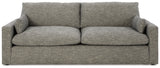 Dramatic Sofa, Loveseat, Chair and Ottoman in Granite - PKG016066