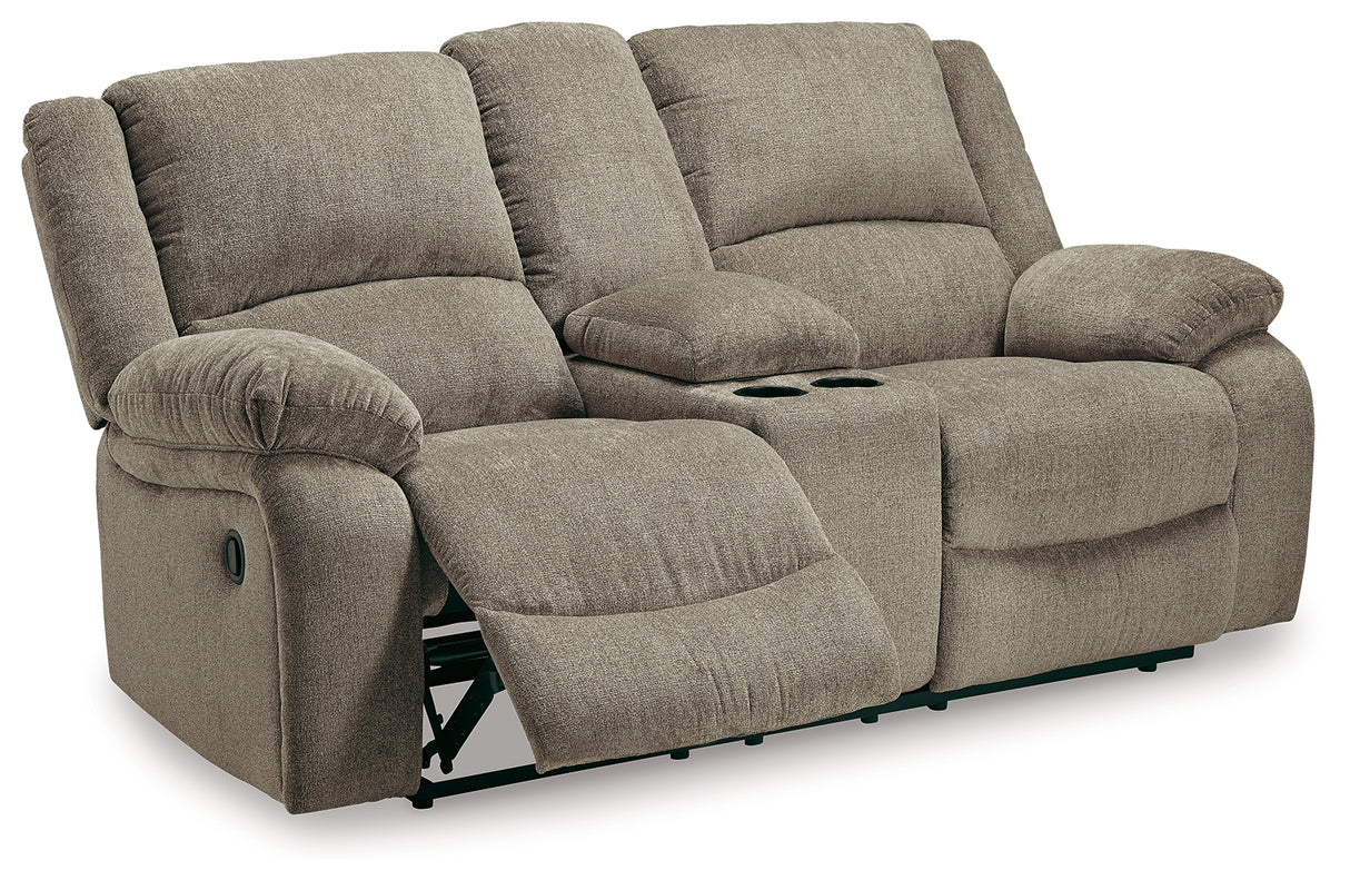 Draycoll Sofa, Loveseat and Recliner in Pewter - PKG007320