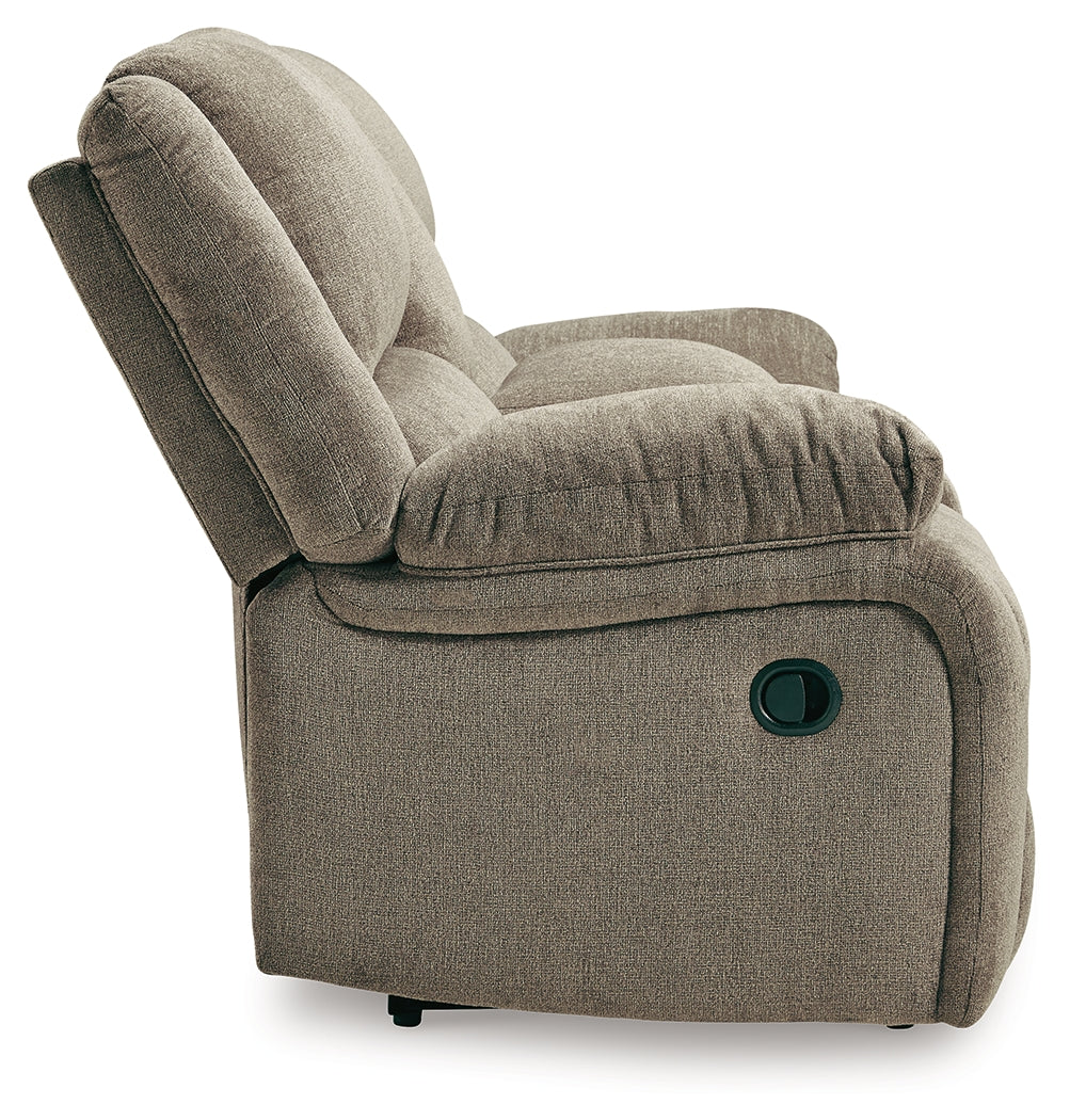 Draycoll Sofa, Loveseat and Recliner in Pewter - PKG007320