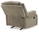 Draycoll Sofa, Loveseat and Recliner in Pewter - PKG007320