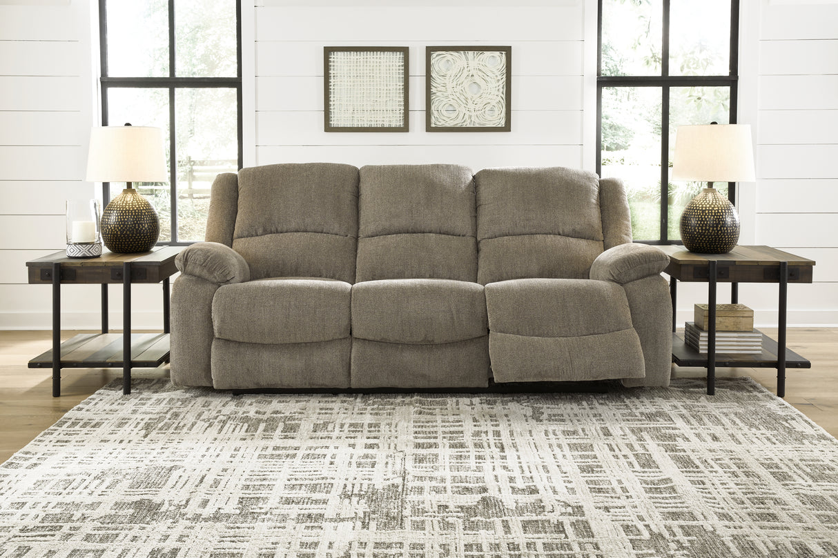 Draycoll Sofa, Loveseat and Recliner in Pewter - PKG007320