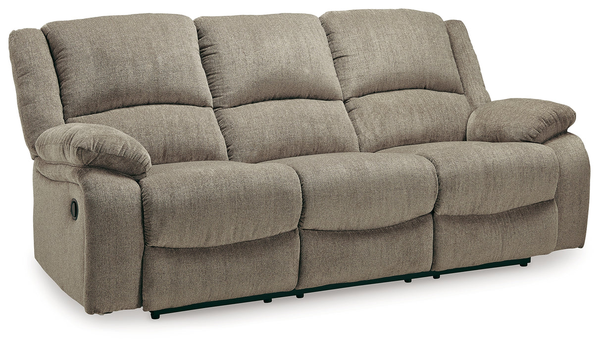 Draycoll Sofa, Loveseat and Recliner in Pewter - PKG007320