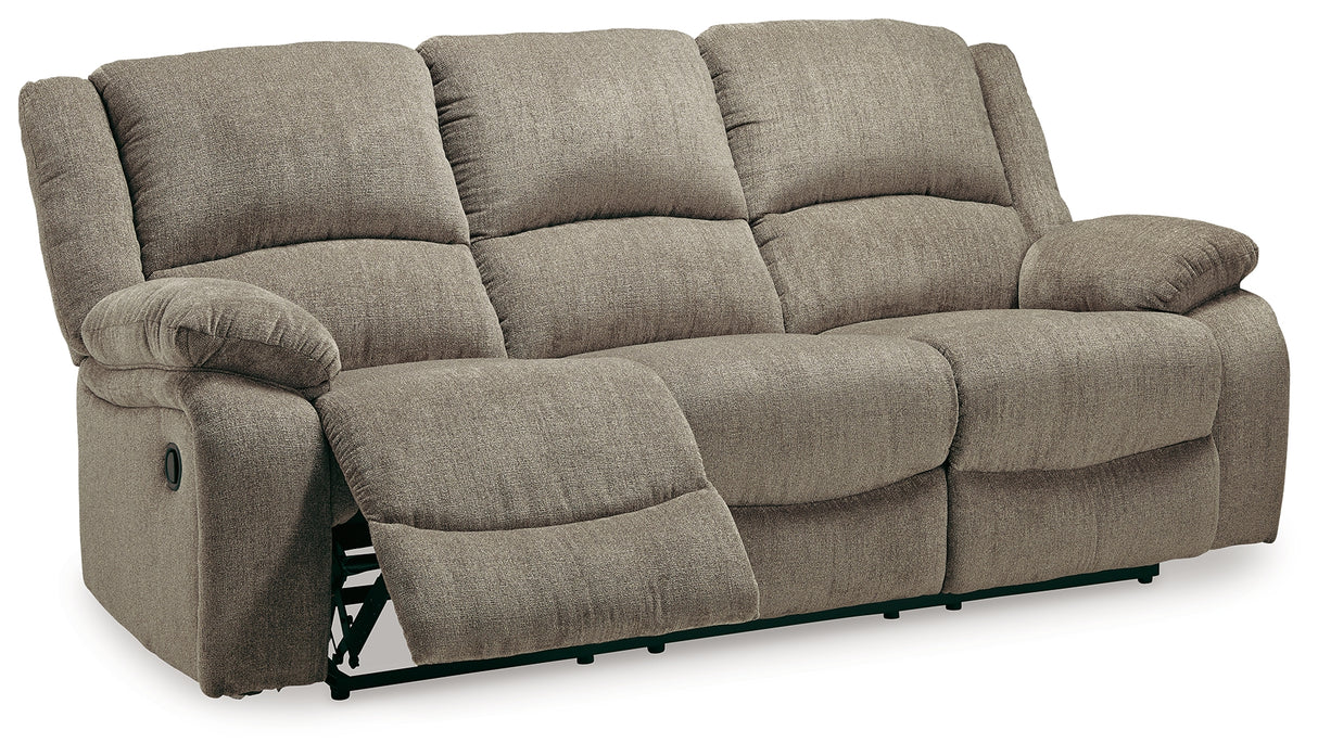 Draycoll Sofa, Loveseat and Recliner in Pewter - PKG007320