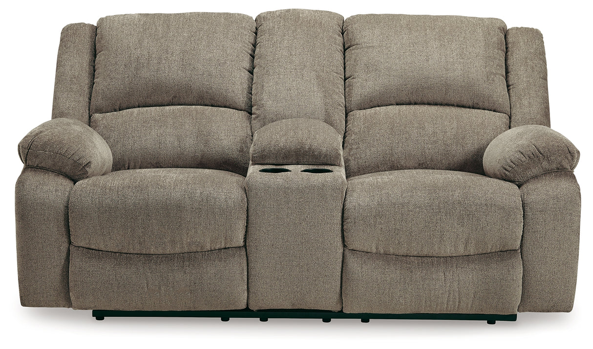 Draycoll Sofa, Loveseat and Recliner in Pewter - PKG007320