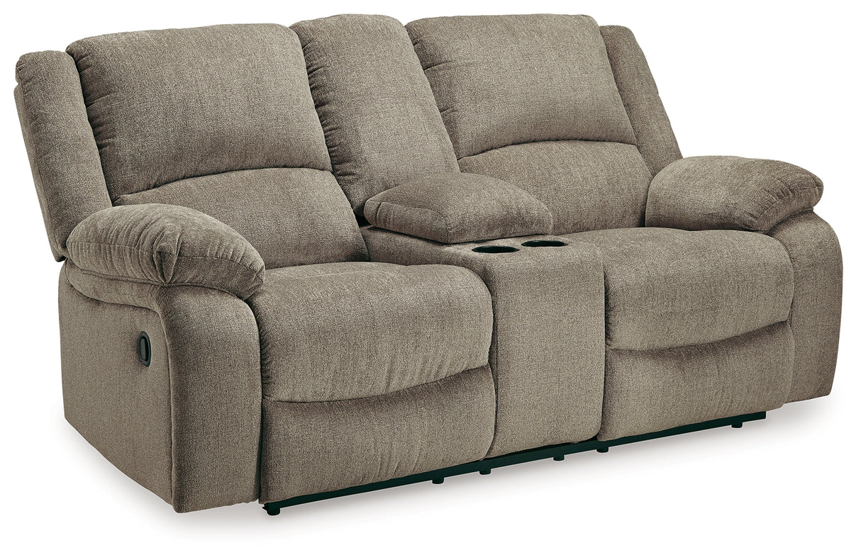 Draycoll Sofa, Loveseat and Recliner in Pewter - PKG007320