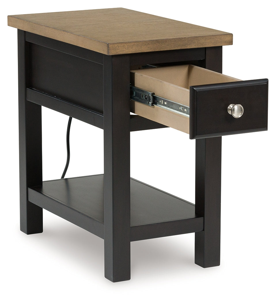 Drazmine Brown Chairside End Table from Ashley - Luna Furniture