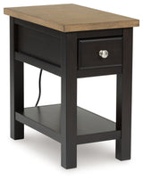 Drazmine Brown Chairside End Table from Ashley - Luna Furniture