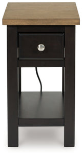 Drazmine Brown Chairside End Table from Ashley - Luna Furniture