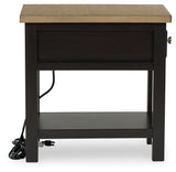 Drazmine Brown Chairside End Table from Ashley - Luna Furniture