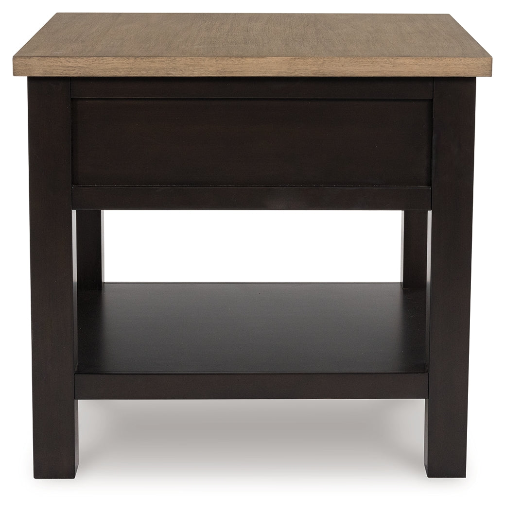 Drazmine Brown End Table from Ashley - Luna Furniture