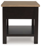 Drazmine Brown End Table from Ashley - Luna Furniture