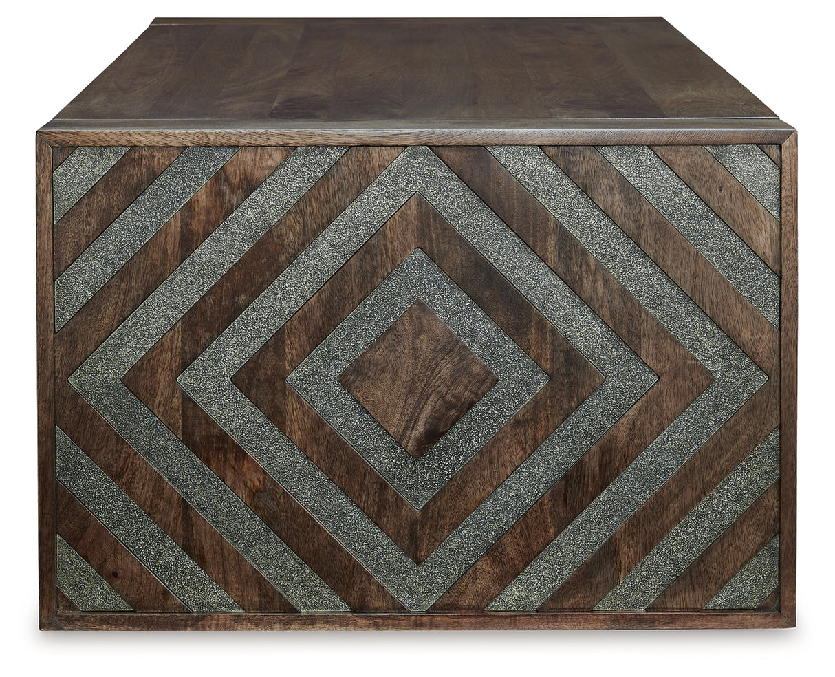 Dreggan Brown Coffee Table - T567-1