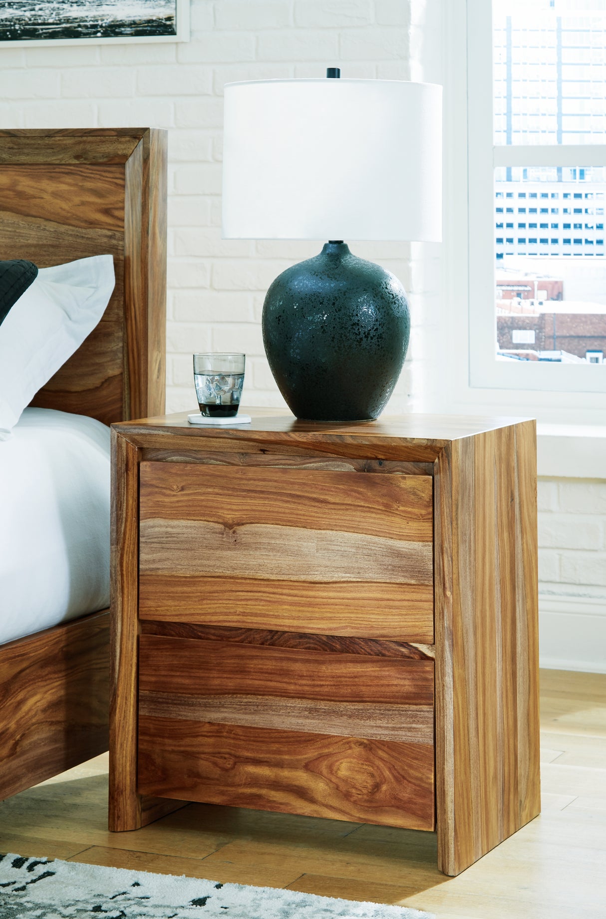 Dressonni Brown Nightstand from Ashley - Luna Furniture