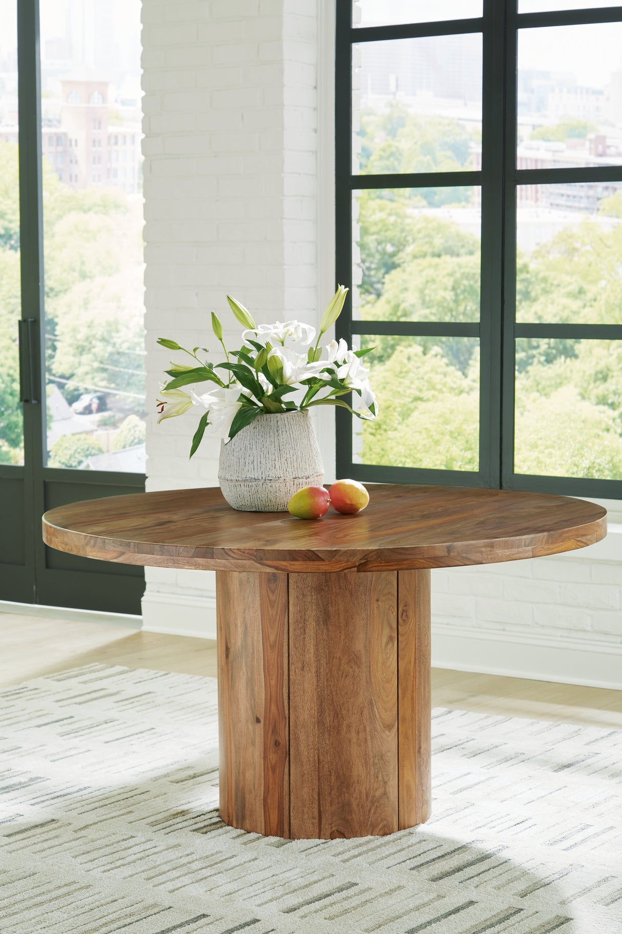 Dressonni Dining Table and 4 Chairs in Brown from Ashley - Luna Furniture