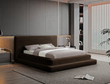 Drew Corduroy Queen Bed (3 Boxes) in Brown from Meridian - Luna Furniture