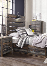 Drystan Full Panel Bed with 4 Storage Drawers with Dresser in Multi from Ashley - Luna Furniture