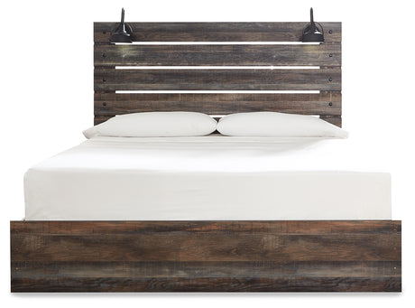 Drystan King Panel Bed with Chest and Nightstand in Multi from Ashley - Luna Furniture