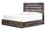 Drystan King Panel Bed with Dresser in Multi - PKG003192