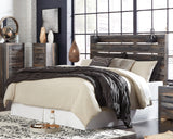 Drystan King Panel Headboard Bed with Mirrored Dresser and Chest in Multi from Ashley - Luna Furniture