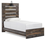 Drystan Twin Panel Bed with Mirrored Dresser and Chest in Multi from Ashley - Luna Furniture