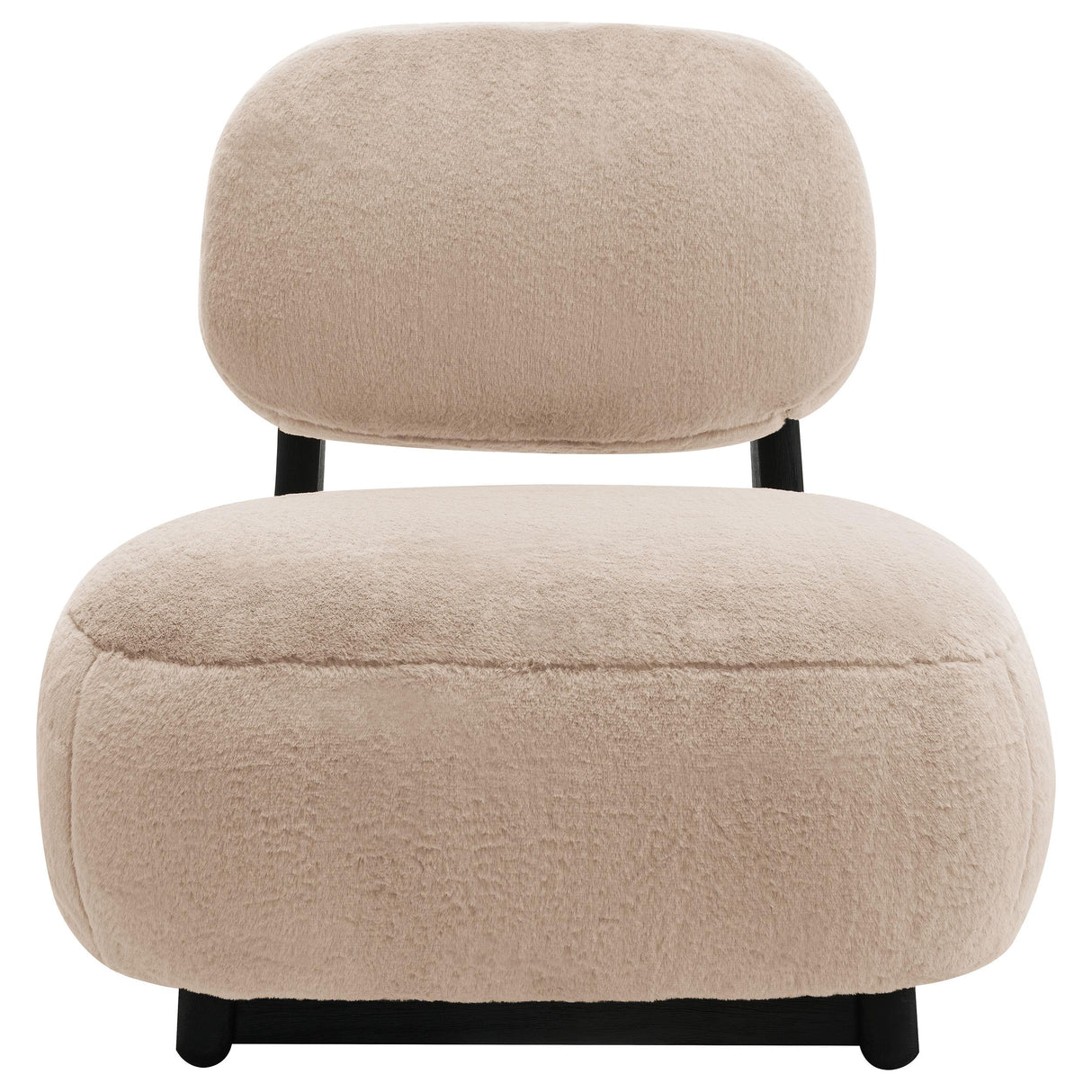 Duffie Upholstered Armless Accent Chair Camel - 903097