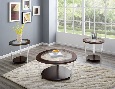 Duncan 3-Piece Occasional Set(Cocktail & 2 End Tables) from Steve Silver - Luna Furniture