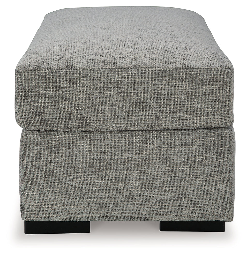 Dunmor Chair and Ottoman in Graphite - PKG016448