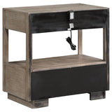 Durango 2-drawer Nightstand Bedside Table Washed Oak from Coaster - Luna Furniture