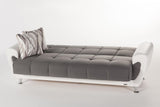 Duru Plato Dark Gray 3-Seat Sleeper Sofa from Bellona - Luna Furniture