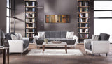 Duru Plato Dark Gray Loveseat from Bellona - Luna Furniture