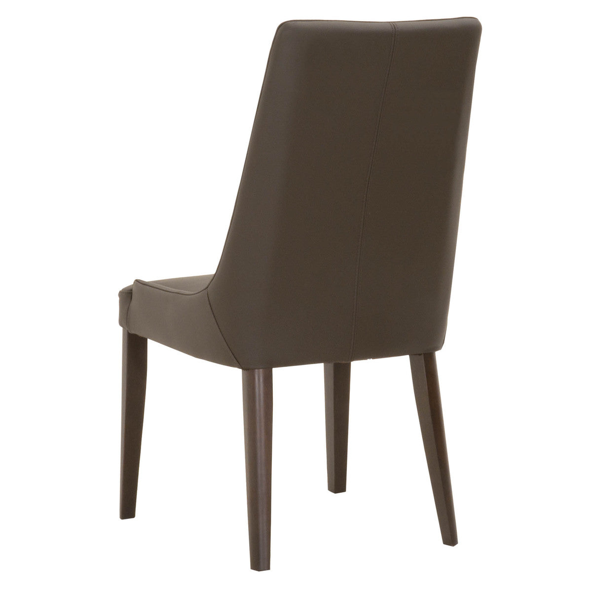 Aurora Dining Chair in Dark Umber Top Grain Leather, Dark Wenge, Set of 2 - 5131.DKUMB/DW