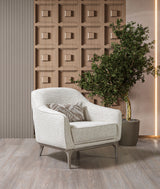 Dylan Ivory Linen Chair - DYLANIV- CH