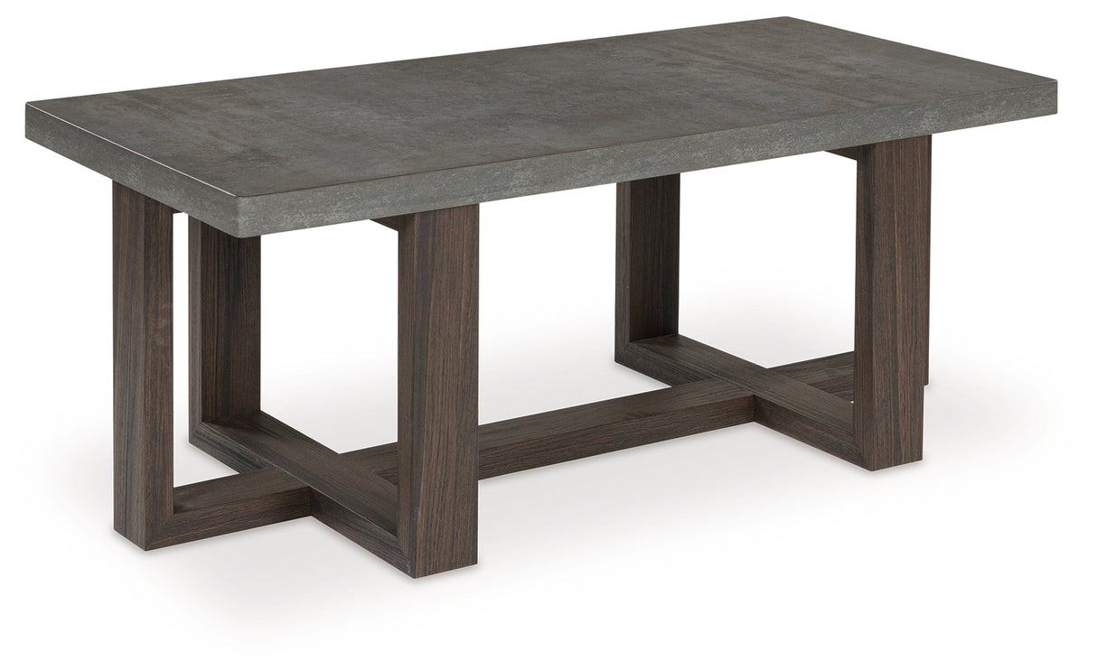 Dynnford Gray/Brown Table (Set of 3) - T216-13