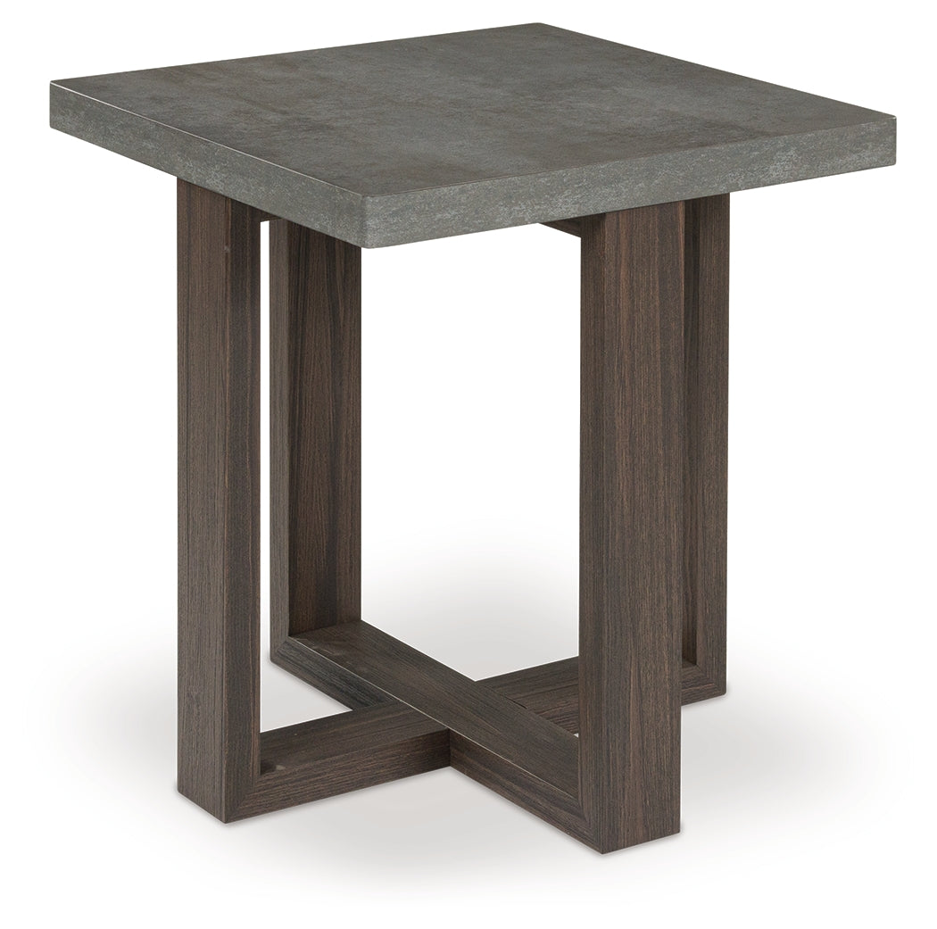 Dynnford Gray/Brown Table (Set of 3) - T216-13