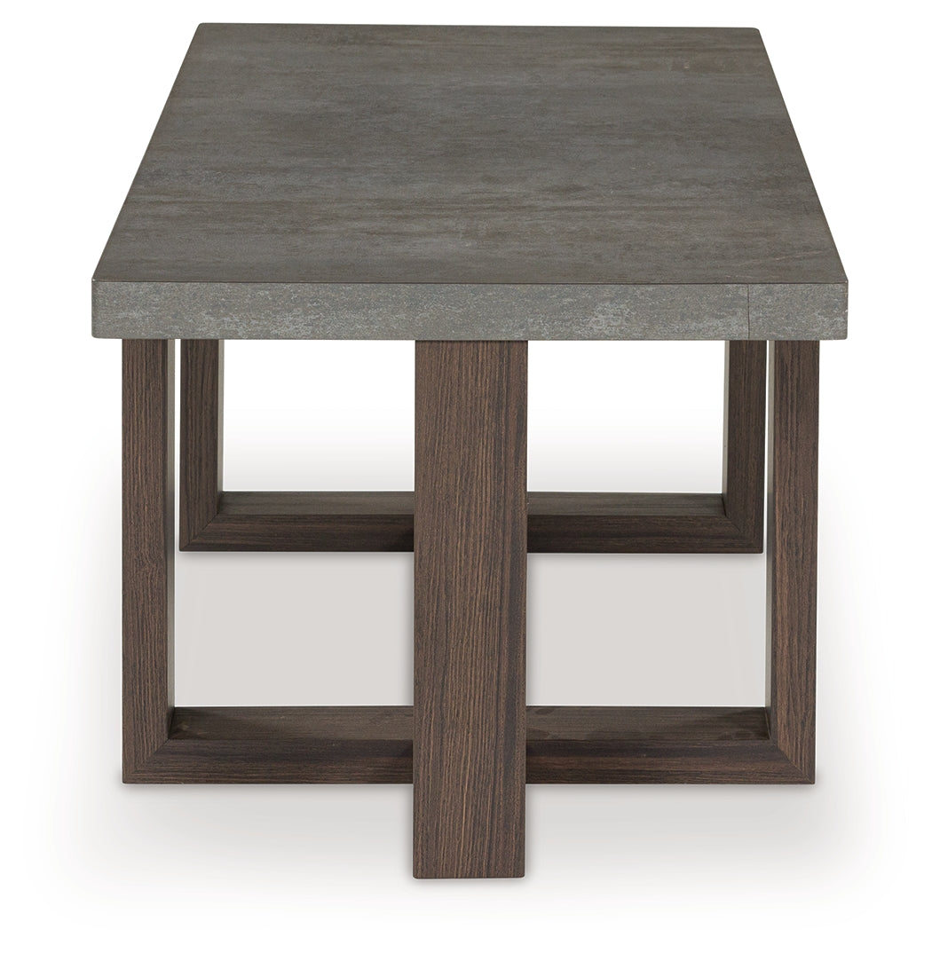 Dynnford Gray/Brown Table (Set of 3) - T216-13