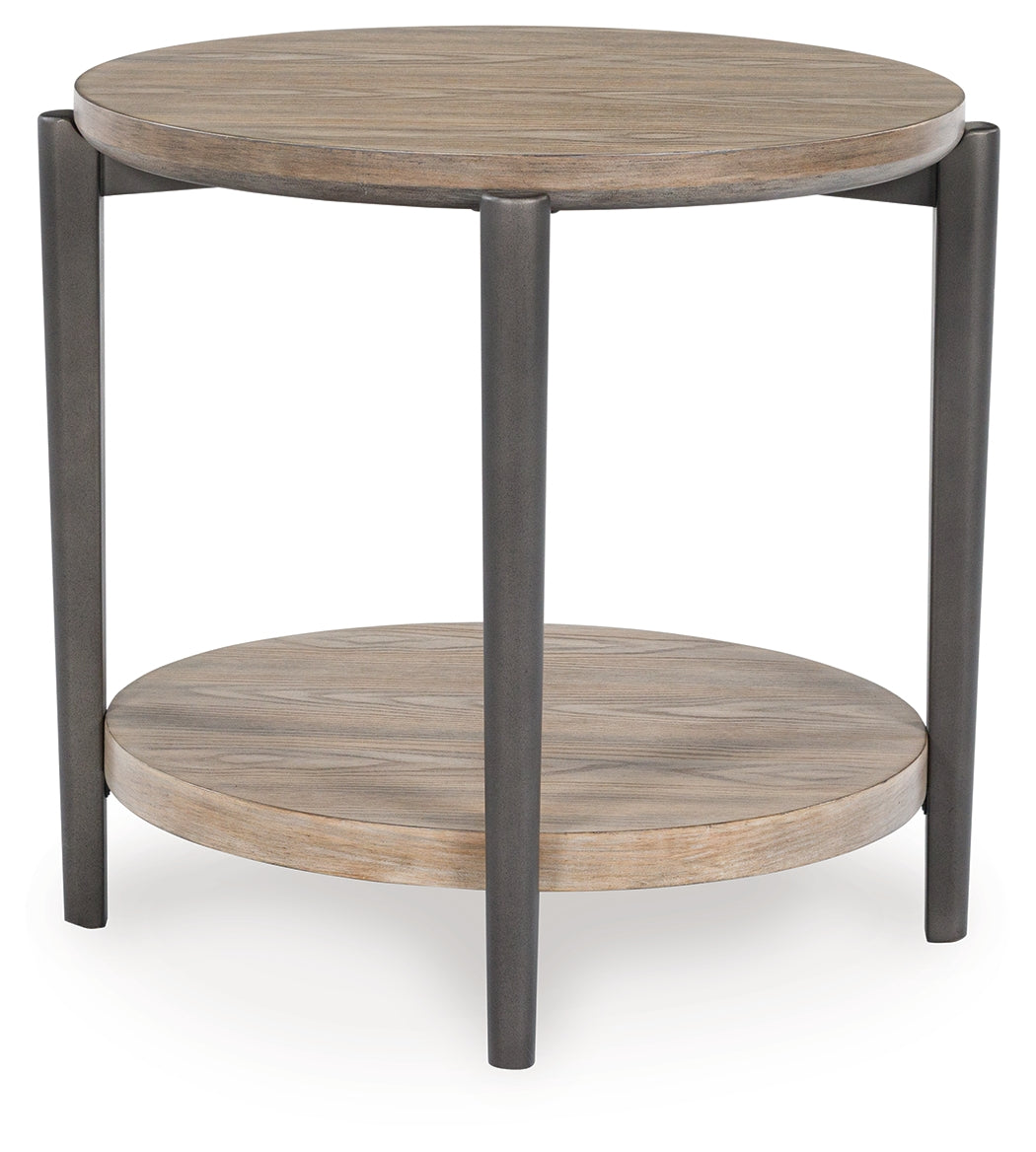 Dyonton Light Grayish Brown End Table from Ashley - Luna Furniture